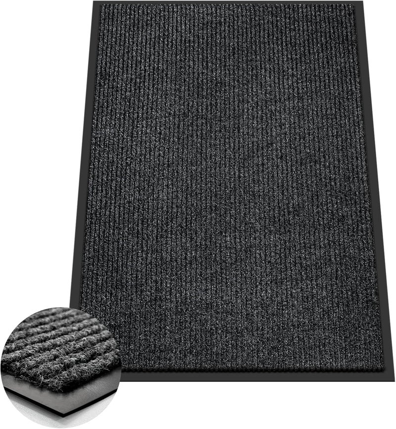 Azadx 3'x4' Front Door Mat Heavy Duty Indoor Outdoor Door Mat Non-Slip Backing Doormat for Entryway Stain and Fade Resistant Commercial Floor Mats Entry Mat Low Profile Welcome Door Mats - Image 1